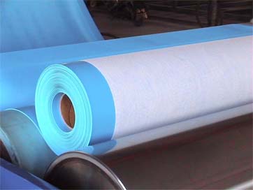 Polyvinyl chloride (PVC) waterproof coiled material